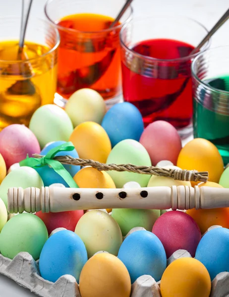 Still life of Easter eggs — Stock Photo, Image