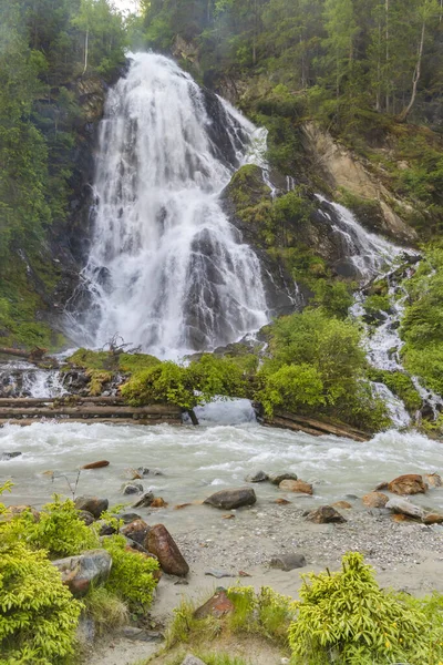 Schleierwasserfall near Kails am Grosglockner, High Tauern, Aust — Stock Photo, Image