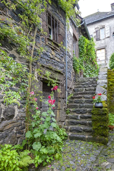 Burgund 'un merkezindeki eski köy, Fransa — Stok fotoğraf