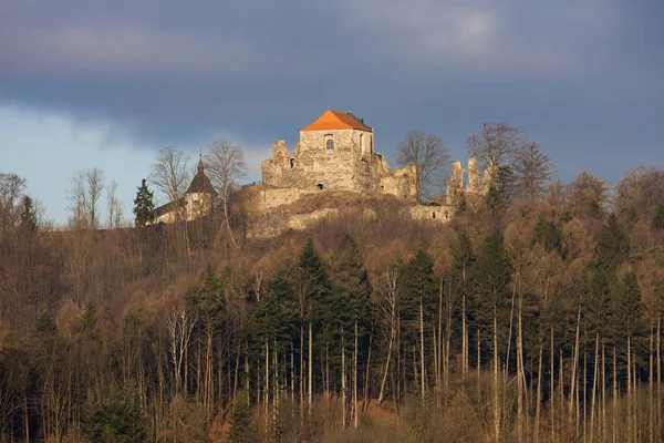 Ruiny Potstejna w Czechach Wschodnich, Czechy — Zdjęcie stockowe