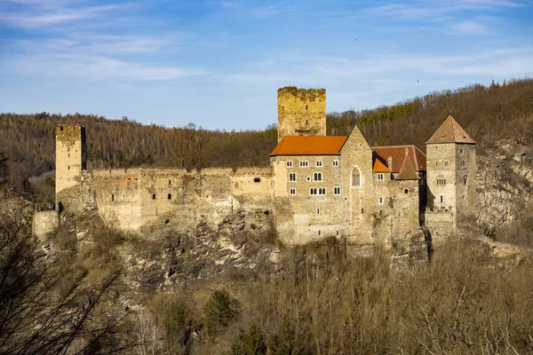 Schloss Hardegg im Norden Österreichs — Stockfoto