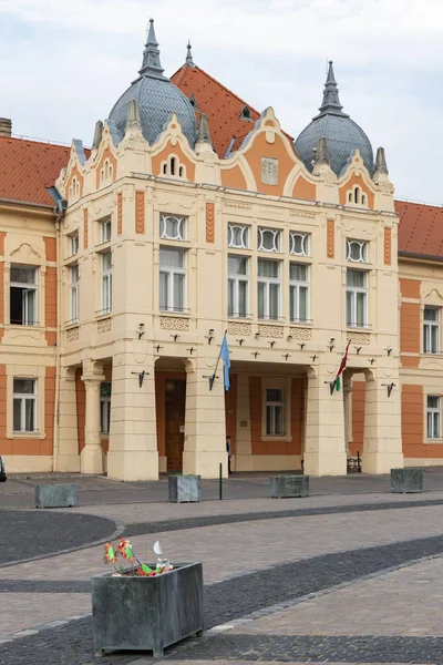 Old Town Square in Szekszard, Hungary — Stock Photo, Image