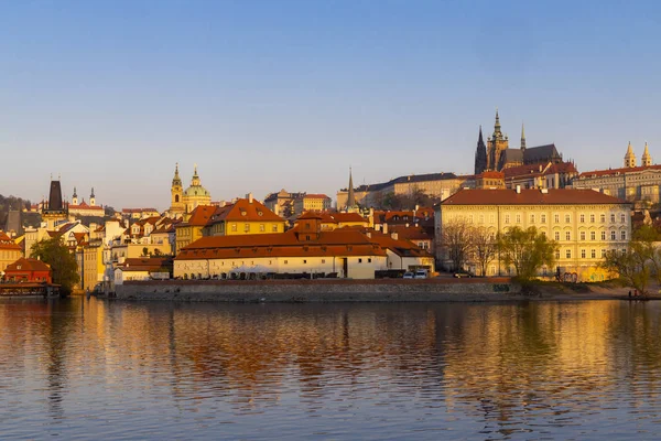 Мбаппе Градчаны на рассвете, Чехия — стоковое фото