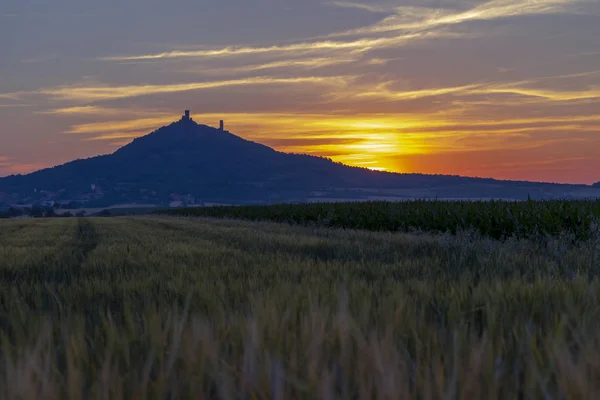 Hazmburk in the Ceske Stredohori, Czech Republic — Stock Photo, Image