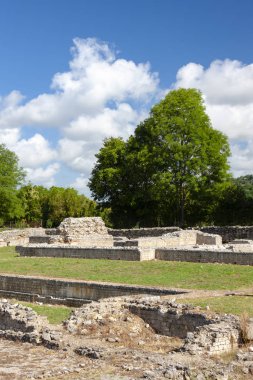 Saint Bertrand de Comminges, Pyrenees, Fransa 'daki Roma harabeleri
