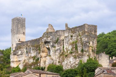 Gavaudun Kalesi Lot-et-Garonne, Aquitaine, Fransa