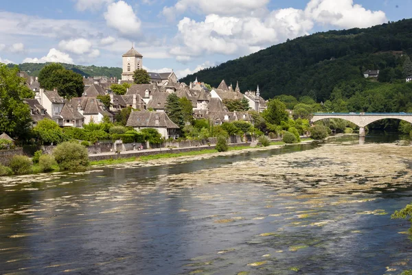 Argentat sur Dordogne ve Francii — Stock fotografie