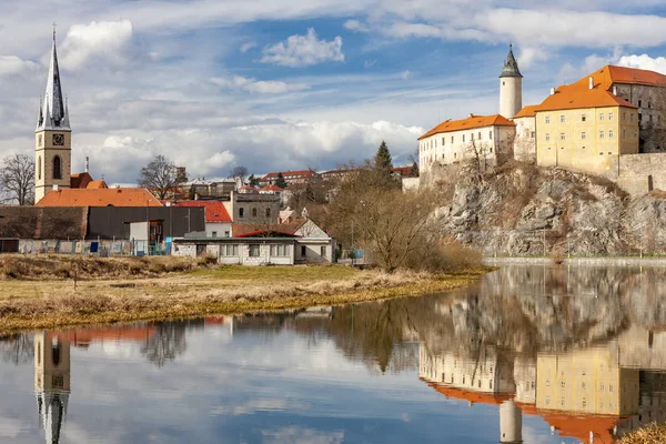 Ledec nad Sazavou vár Közép-Csehországban — Stock Fotó