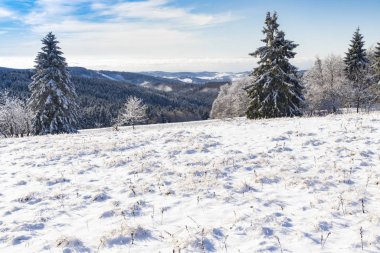 Kışın Orlicke Dağları, Çek Cumhuriyeti