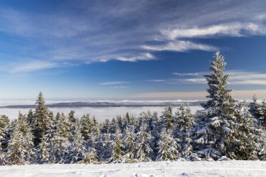 Kışın Orlicke Dağları, Çek Cumhuriyeti