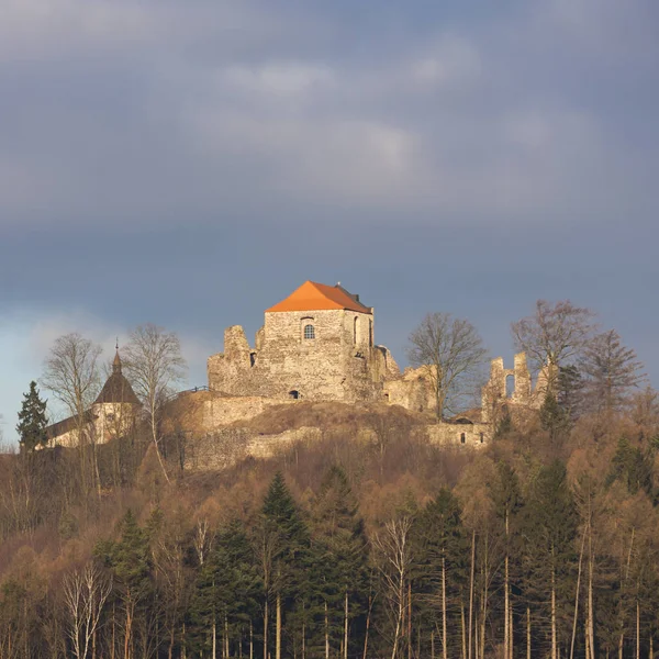 Ερείπια Potstejn στην Ανατολική Βοημία, Τσεχική Δημοκρατία — Φωτογραφία Αρχείου