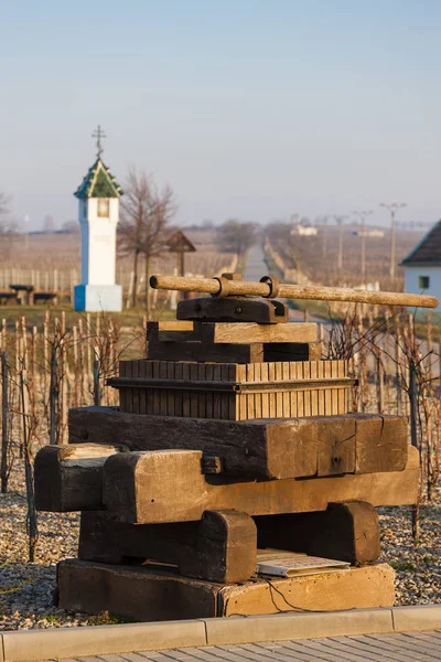 Традиційне винне село Velk Blovice в Південній Моравії. — стокове фото