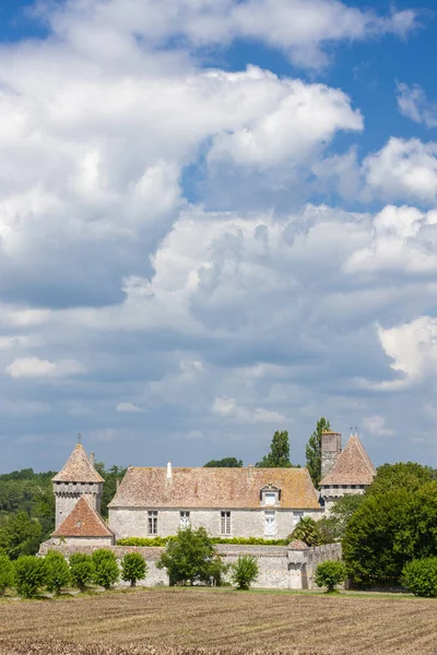Chatteau de Gageac vidéken Bergeracois, Dordogne, Franciaország — Stock Fotó