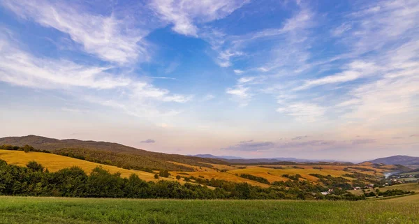 Sunrise in National park Poloniny, Carpathians, Slovakia — Stock Photo, Image