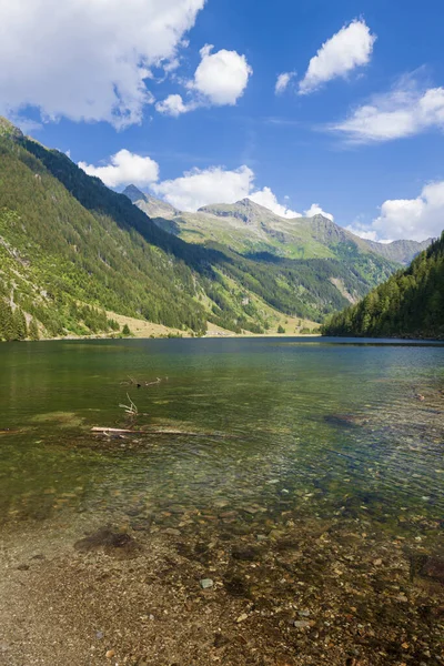 Alpine mountain lake Riesachsee near Schladming in Austria — Stock Photo, Image