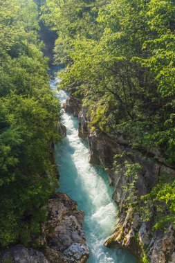 Rriver Soca, Triglavski Ulusal Parkı, Slovenya