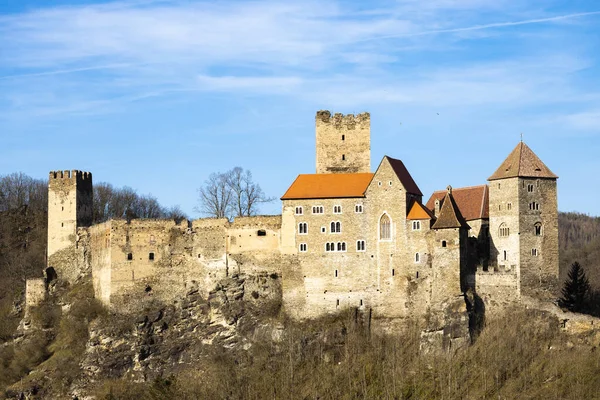 Zamek Hardegg w północnej Austrii — Zdjęcie stockowe