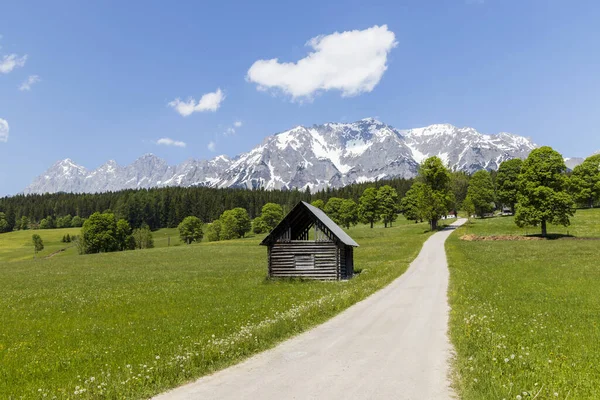 Dachstein and landscape near Ramsau, Austria — Stock Photo, Image