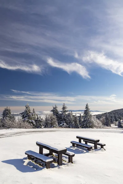 체코 공화국, 겨울에는 오르케 산맥 — 스톡 사진