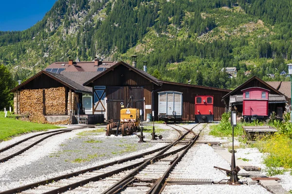 鉄道駅,モータードルフ,ザルツブルク州,オーストリア — ストック写真