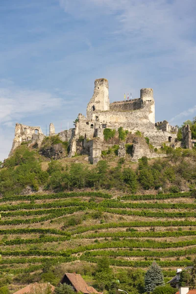 Castelo Senftenberg perto de Krems, região Wachau, Áustria — Fotografia de Stock