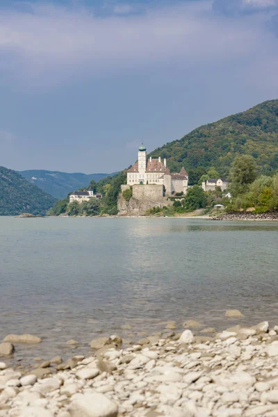 Κάστρο Schonbuhel, ποταμός Δούναβης στην κοιλάδα Wachau, Αυστρία — Φωτογραφία Αρχείου