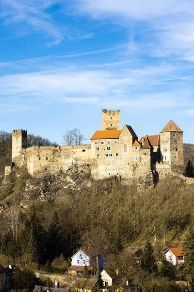 Hardegg kastély Észak-Ausztriában — Stock Fotó