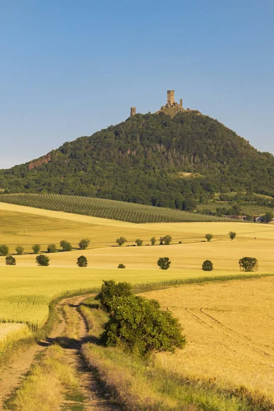 Hazmburk w Ceske Stredohori, Czechy — Zdjęcie stockowe