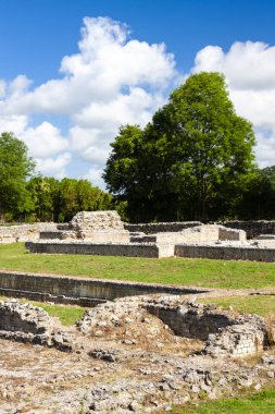 Saint Bertrand de Comminges, Pyrenees, Fransa 'daki Roma harabeleri