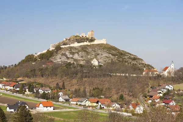 Staatz Ruínas Distrito Mistelbach Baixa Áustria Áustria — Fotografia de Stock