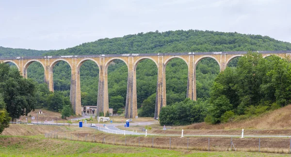 Viaducto Cerca Souillac Región Del Mediodía Pirineo Del Sur Francia —  Fotos de Stock