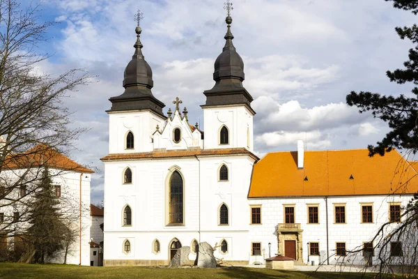 Prokopius Basilika Und Kloster Stadt Trebic Unesco Stätte Älteste Mittelalterliche — Stockfoto