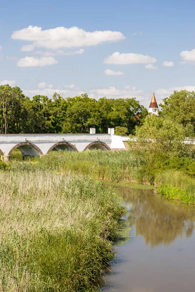 Brug Bij Het Dorp Hortobagy Hortobagy Hungaria — Stockfoto