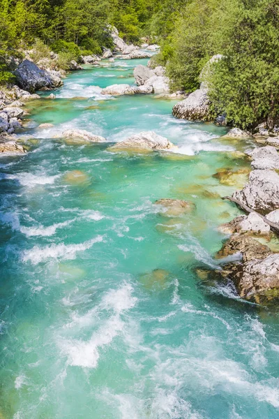Rriver Soca Triglavski Nationalpark Slovenien — Stockfoto