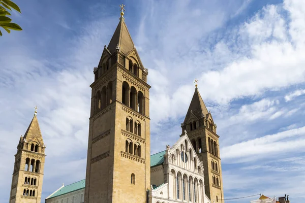 Catedral Pecs Baranya County Hungria — Fotografia de Stock