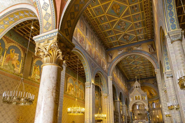 Innenraum Der Kathedrale Von Pecs Kreis Baranya Ungarn — Stockfoto