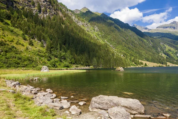 Lago Montaña Alpino Riesachsee Cerca Schladming Austria —  Fotos de Stock