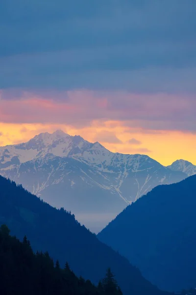 Zonnerijst Hoog Tauern Oost Tirol Oostenrijk — Stockfoto