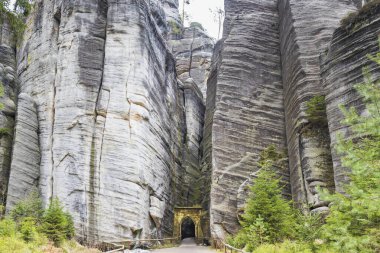 Teplice Adrspach Kayaları, Doğu Bohemya, Çek Cumhuriyeti