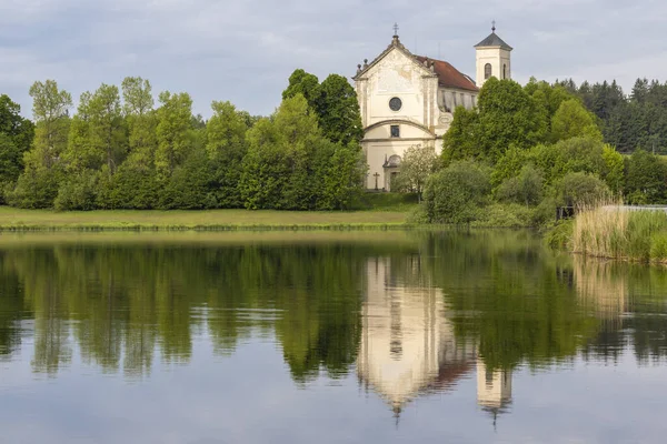 Klaster Κοντά Στη Nova Bystrice Περιφέρεια Jindrichuv Hradec Περιφέρεια South — Φωτογραφία Αρχείου