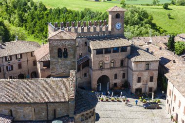 Kuzey İtalya 'da Castell Arquato