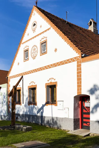 Holasovice Ein Dorf Der Tschechischen Republik Ist Unesco Mitglied — Stockfoto