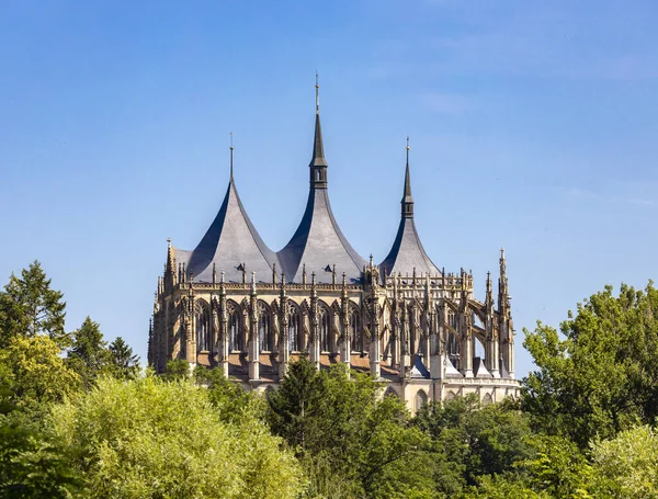 クトゥナ チェコ共和国ユネスコの聖バーバラ大聖堂 — ストック写真