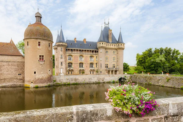 Chateau Clayette Borgonha França — Fotografia de Stock