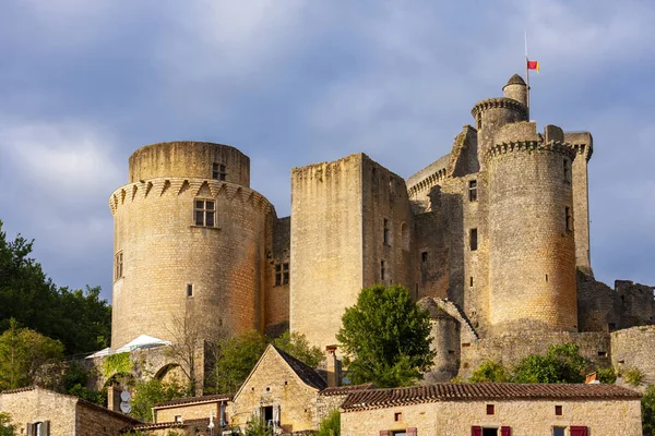 Κάστρο Bonaguil Στο Lot Garonne Γαλλία — Φωτογραφία Αρχείου