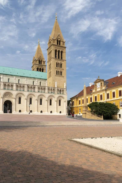 Catedral Pecs Condado Baranya Hungria — Fotografia de Stock