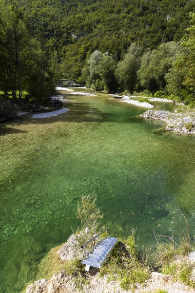 Sava Bohinjka Parku Narodowym Triglav Słowenia — Zdjęcie stockowe