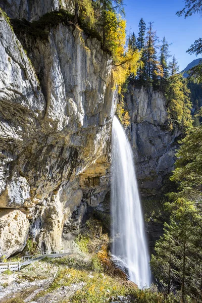 Salto Johanneswasserfall Distrito Sankt Johann Pongau Provincia Salzburgo Austria —  Fotos de Stock