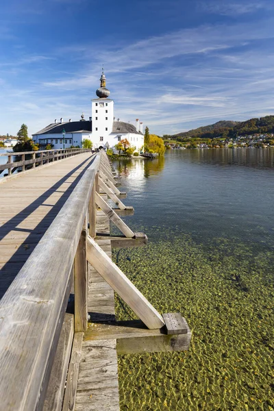 Castello Gmunden Sul Lago Austria — Foto Stock