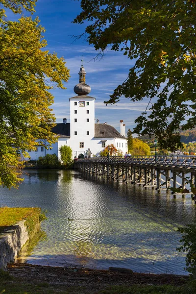 Castello Gmunden Sul Lago Austria — Foto Stock